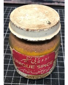 Vintage Unique Spices on Two Peppers and a Scale Arab Spices