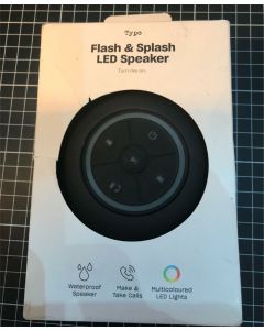 Typo Flash & Splash LED Speaker RRP: $29.99