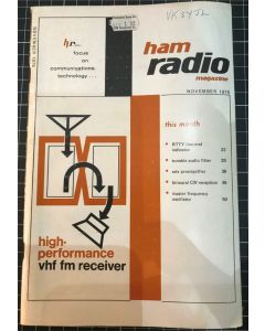 Vintage Ham Radio Magazine Volume 8, Number 11 November 1975