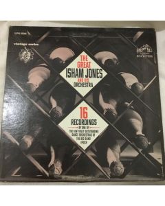 The Great Isham Jones And His Orchestra 16 Recordings Vinyl LP