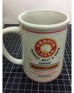 Vintage 1984 Franklin Mint Porcelain Great Australian Abbots Lager Beer Mug