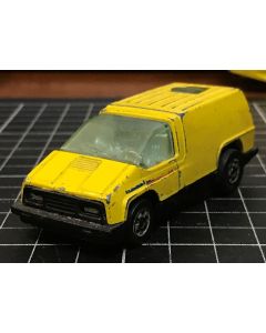 Vintage Hot Wheels Inside Story Van 1978 Hong Kong Yellow Die-Cast