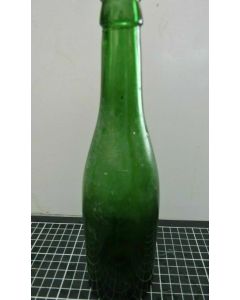 Vintage Green Glass Bottle