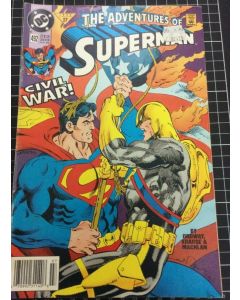 The Adventures of Superman Civil War No. 492 - DC Comics 1992