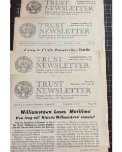 Lot of 4 Trust Newsletter Australia Vol. 1 Nos. 32, 38, 32,38 1973