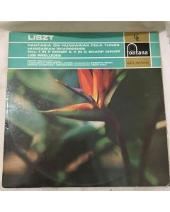 Liszt Fantasia On Hungarian Folk Tunes Nikita Magaloff Roberto Benzi Vinyl LP