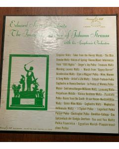 EDUARD STRAUSS CONDUCTS THE IMMORTAL MUSIC OF JOHANN STRAUSS VINYL BOX SET 5 LPS