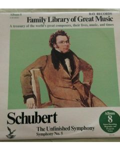 RARE Family Library Of Great Music Album 8 Schubert 1966 Vinyl Record LP