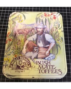 Vintage Molly Bushell Bush Mates Toffees Empty Tin Can