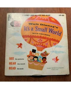 Walt Disney's It's a Small World with the song (Book and Record) LP VINYL LLP323