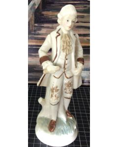 Vintage Porcelain Victorian Man Figurine