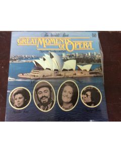 GREAT MOMENTS OF OPERA - vintage vinyl LP - Pavarotti, Sutherland