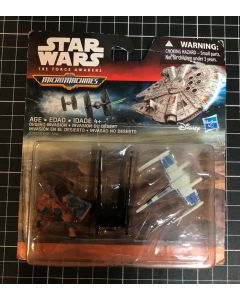 2015 Hasbro Star Wars Micro Machines Poe X-Wing, Kylo Ren's, LuggaBeast