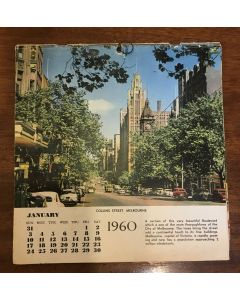 Vintage 1960 Beautiful Australia Calendar