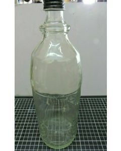 Vintage Round Glass bottle with Cap