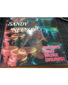 SANDY NELSON - DRUMS AND MORE DRUMS! VINYL RECORD LP 