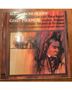 Jacqueline Lafayette,Schumann & Franck ‎– Piano Concerto In A Minor Op. 54 LP 