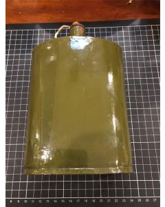 Vintage Large Army Metal Drink Canteen