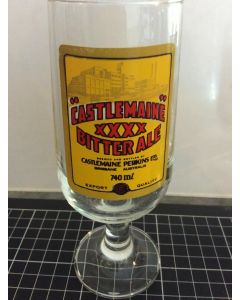 Rare Vintage Collectable Castlemaine Bitter Ale Beer Glass 740 ml