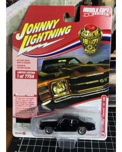 Johnny Lightning Muscle Cars USA 1971 Chevy Chevelle SS 454 1/7754 Tuxedo Black