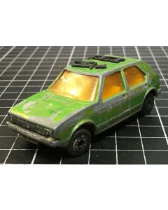 1976 Matchbox Superfast No. 7 VW Golf Green Die-Cast Lesney Made in England