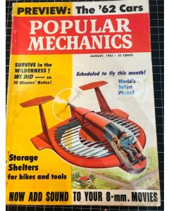 Vintage Popular Mechanics Magazine "The '62 Cars" August 1961