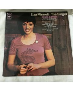 Liza Minnelli The Singer: You're So Vain Vinyl LP