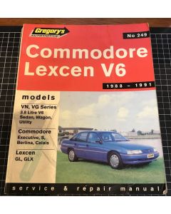 Gregory's Automotive #249 Commodore Lexcen V6 1988-1991 Service & Repair Manual