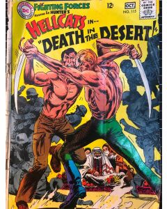 Fighting Forces Hellcats in "Death in the Desert" DC Comics Vintage