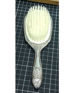 Vintage Victorian Silver Plated Hair Brush