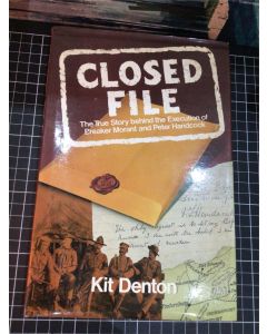 Closed File by Kit Denton 1st edition 1983