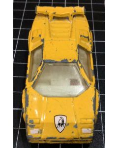 Matchbox 1985 Yellow lamborghini Countach LP 500 Diecast Made in Macau